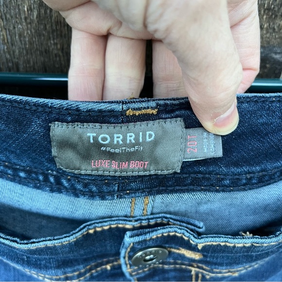Torrid Luxe Slim Boot Jeans #11661101 Sz 20Tall - Picture 5 of 16